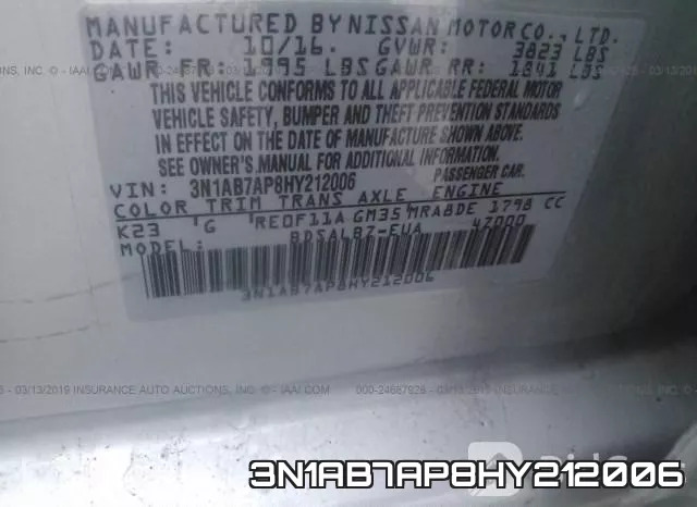 3N1AB7AP8HY212006 фото 10