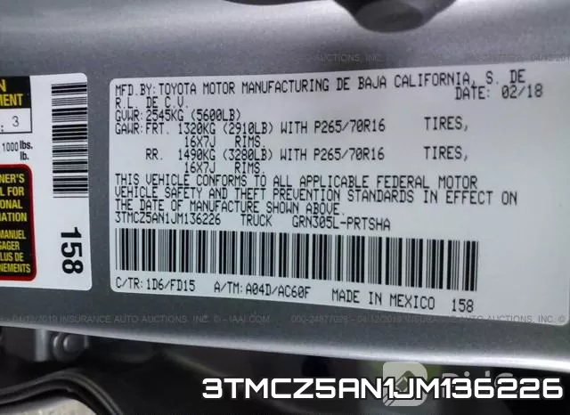 3TMCZ5AN1JM136226 фото 10