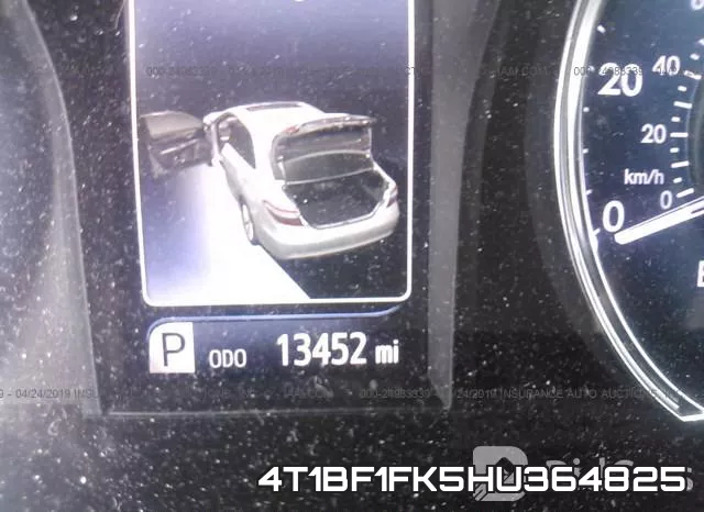 4T1BF1FK5HU364825 фото 8