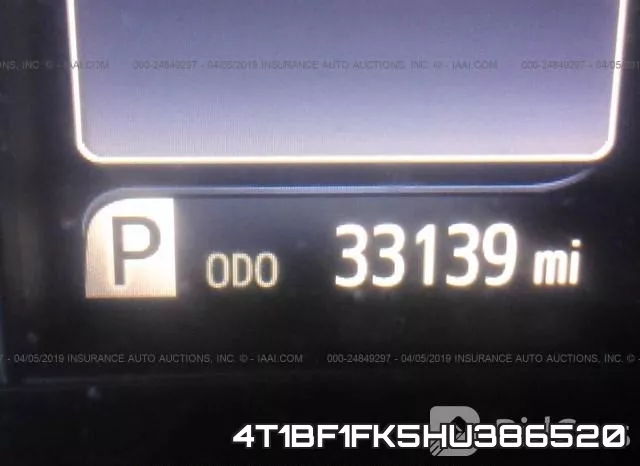 4T1BF1FK5HU386520 фото 8