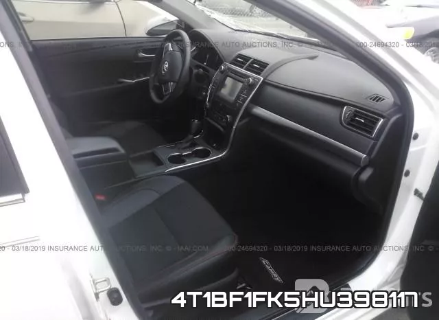 4T1BF1FK5HU398117 фото 6
