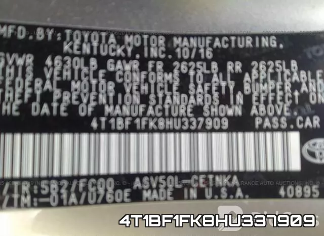 4T1BF1FK8HU337909 фото 10