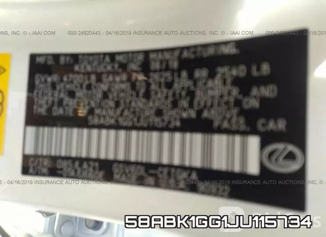 58ABK1GG1JU115734 фото 10