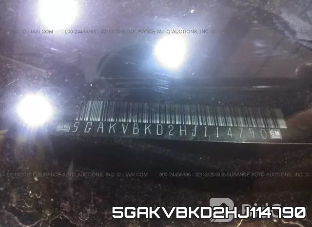 5GAKVBKD2HJ114790 фото 10