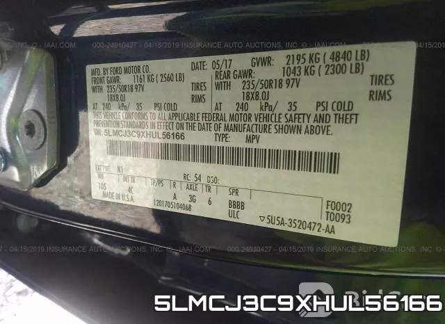 5LMCJ3C9XHUL56166 фото 10