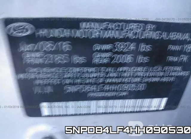 5NPD84LF4HH090530 фото 10