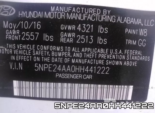 5NPE24AA0HH441222 фото 10