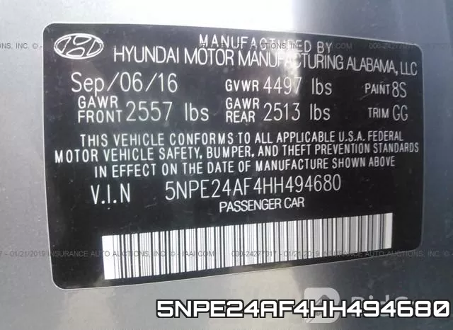 5NPE24AF4HH494680 фото 10