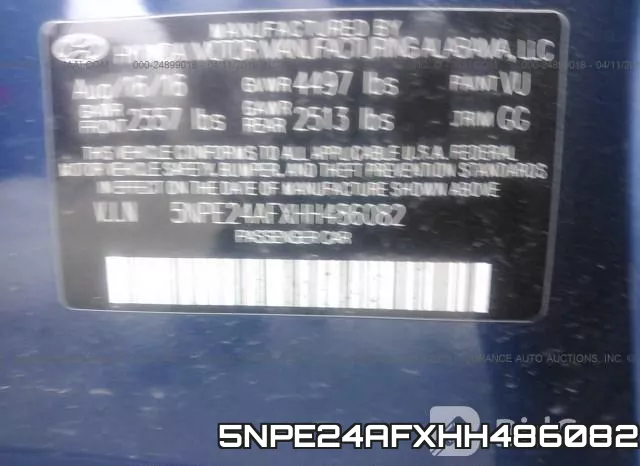 5NPE24AFXHH486082 фото 10