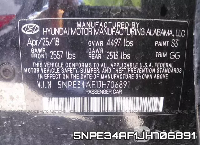 5NPE34AF1JH706891 фото 10