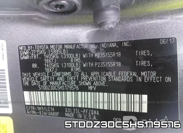 5TDDZ3DC5HS179576 фото 10