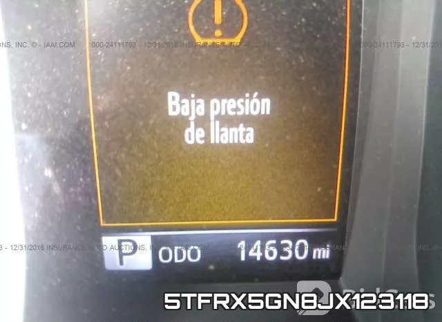 5TFRX5GN8JX123118 фото 8