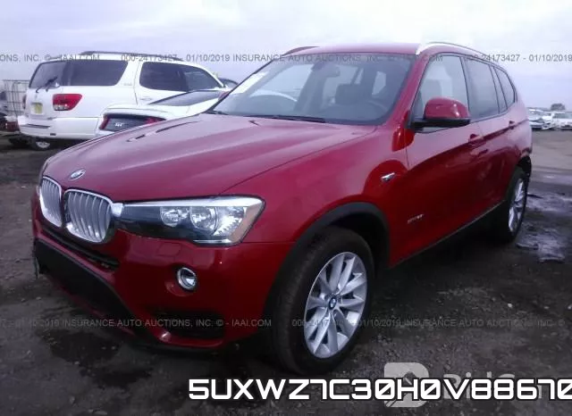 5UXWZ7C30H0V88670 фото 3