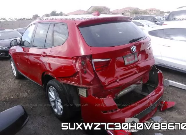 5UXWZ7C30H0V88670 фото 4