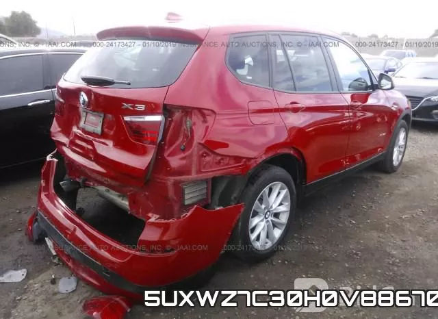 5UXWZ7C30H0V88670 фото 5