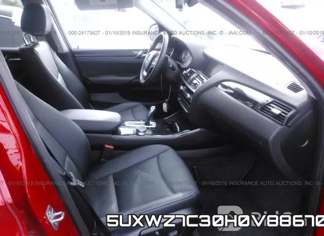 5UXWZ7C30H0V88670 фото 6