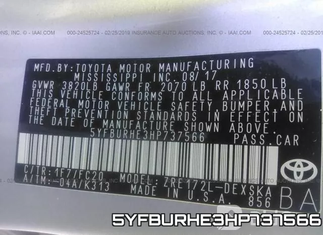 5YFBURHE3HP737566 фото 10
