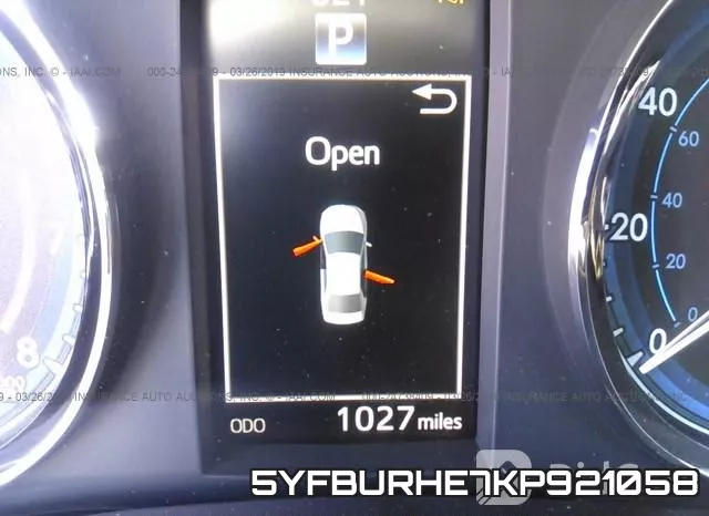 5YFBURHE7KP921058 фото 8