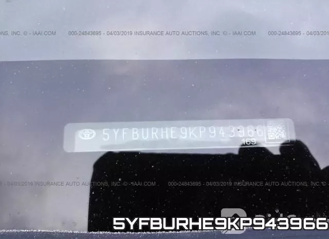 5YFBURHE9KP943966 фото 10
