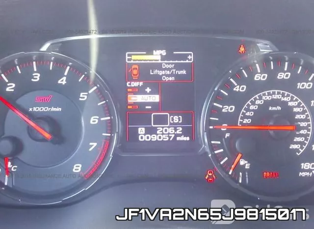 JF1VA2N65J9815017 фото 8