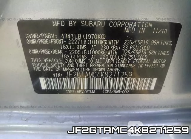 JF2GTAMC4K8271259 фото 10