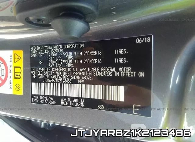 JTJYARBZ1K2123486 фото 10