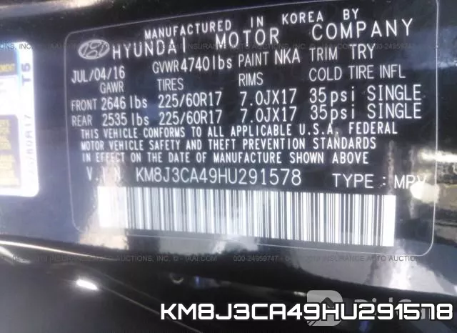 KM8J3CA49HU291578 фото 10