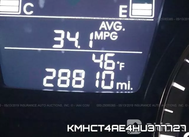 KMHCT4AE4HU377727 фото 8