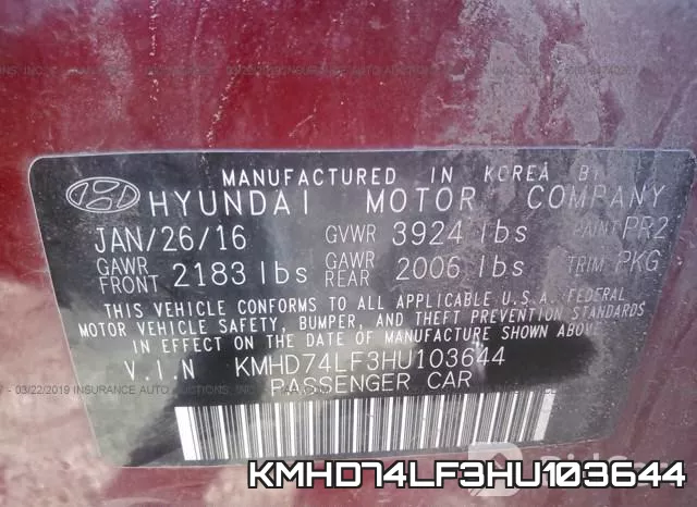KMHD74LF3HU103644 фото 10