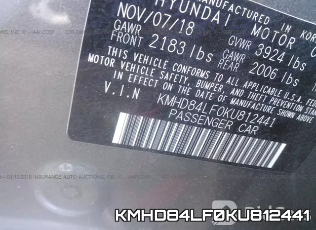 KMHD84LF0KU812441 фото 10