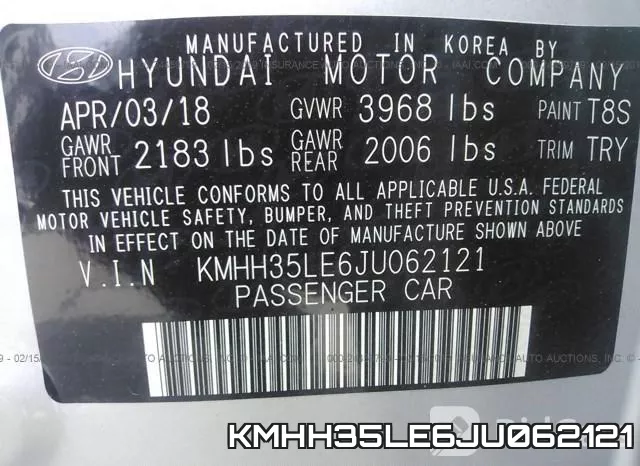 KMHH35LE6JU062121 фото 9