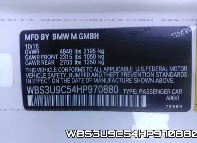 WBS3U9C54HP970880 фото 10