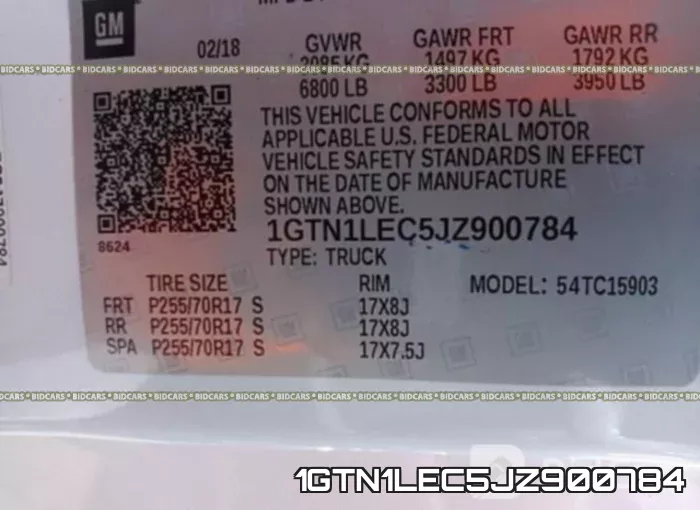 1GTN1LEC5JZ900784 фото 10