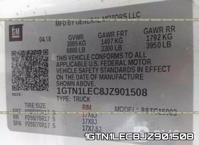 1GTN1LEC8JZ901508 фото 10