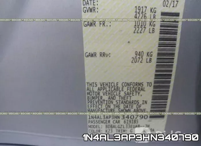 1N4AL3AP3HN340790 фото 10