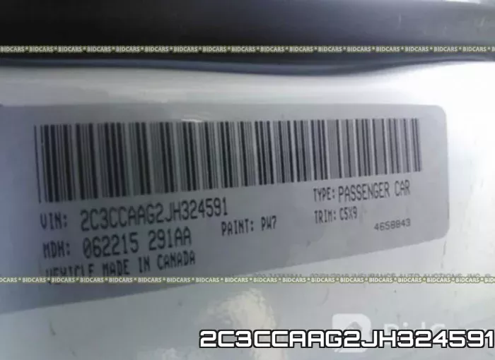 2C3CCAAG2JH324591 фото 10