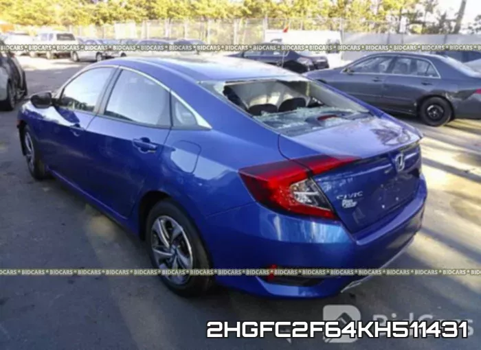 2HGFC2F64KH511431 фото 4