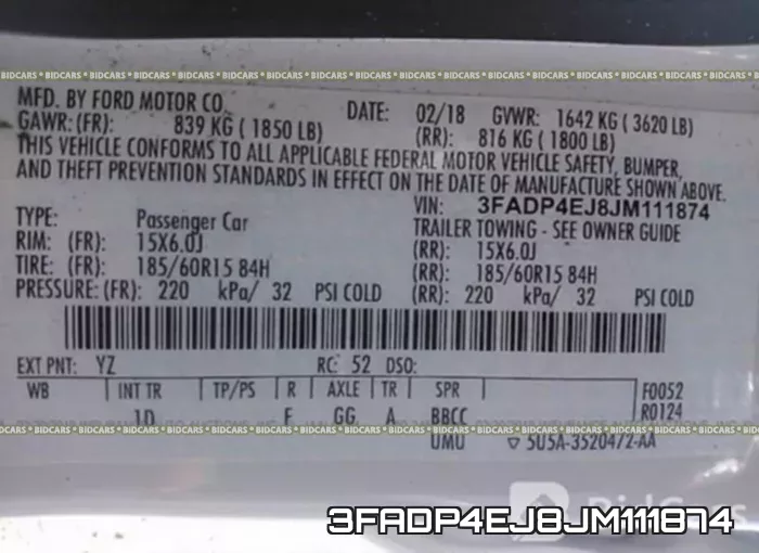 3FADP4EJ8JM111874 фото 10