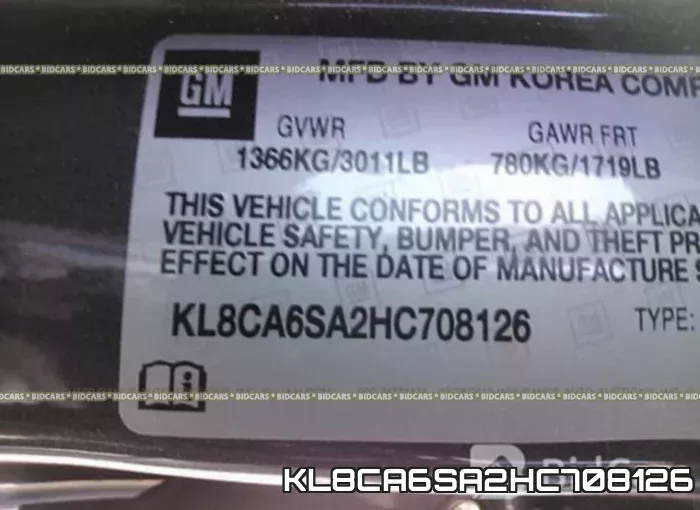 KL8CA6SA2HC708126 фото 10