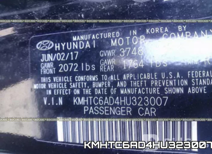 KMHTC6AD4HU323007 фото 10