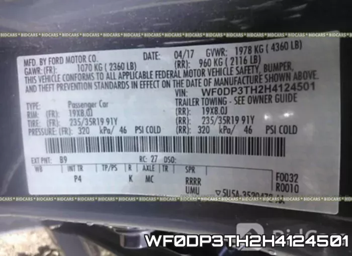 WF0DP3TH2H4124501 фото 10