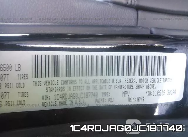 1C4RDJAG0JC187740 фото 10