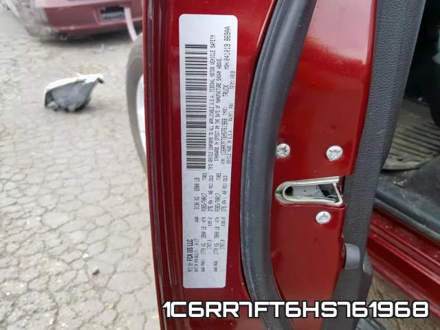 1C6RR7FT6HS761968 фото 2