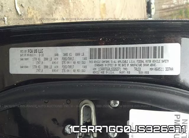 1C6RR7GG0JS326371 фото 10