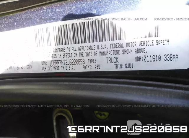 1C6RR7NT2JS220858 фото 10