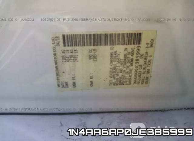 1N4AA6AP0JC385999 фото 10