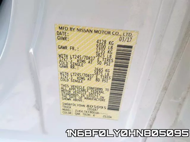 1N6BF0LY0HN805095 фото 2
