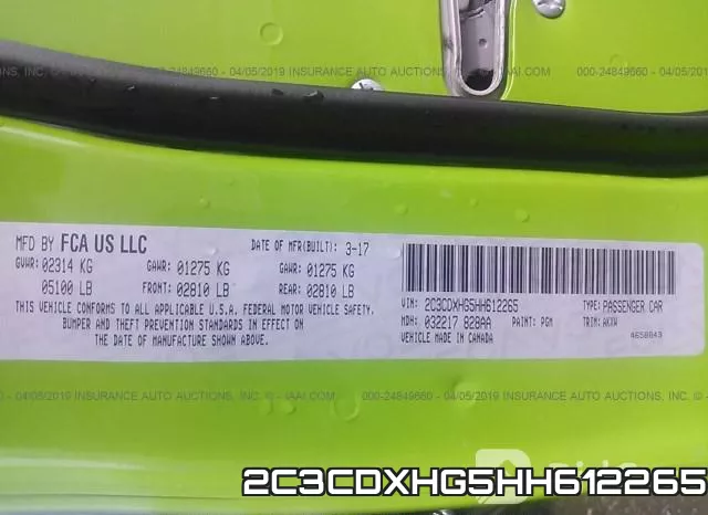 2C3CDXHG5HH612265 фото 10