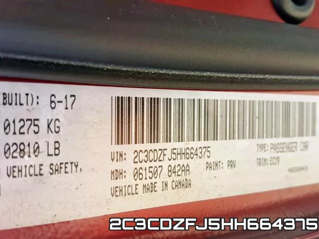 2C3CDZFJ5HH664375 фото 2