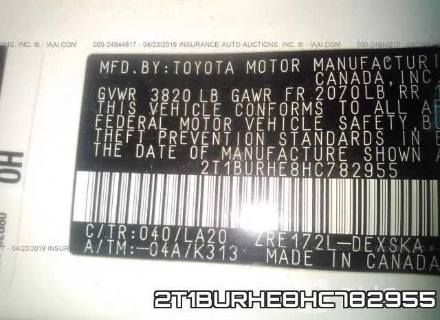2T1BURHE8HC782955 фото 10